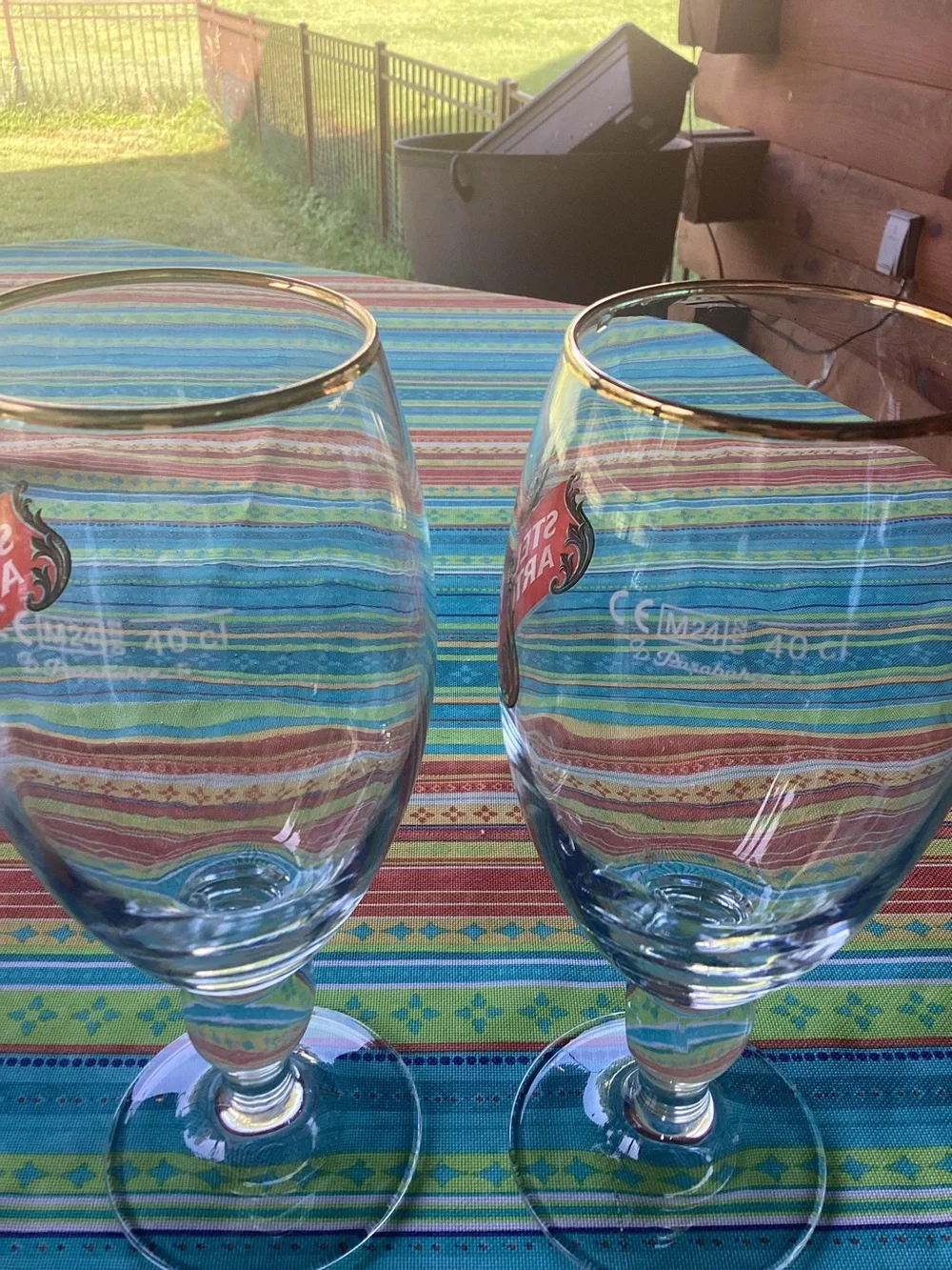 Stella Artois Beer Glasses - set of 2